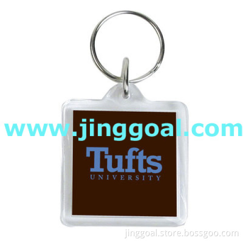 Plastic Photo Frame Key Chain